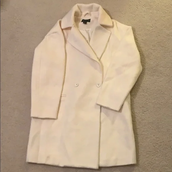 Something Navy Double Breasted Coat - Picture 2 of 3